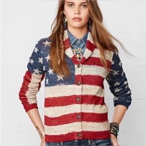 Denim and Supply by Ralph Lauren Stars and Stripes Sweater Medium